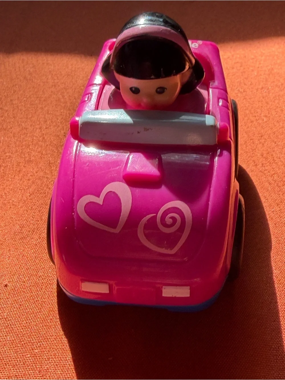 Fisher-Price Little People Pink heart Convertible with Girl Figure
